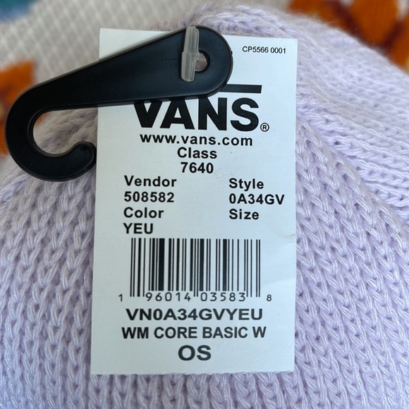 VANS CORE BASIC LIGHT LILAC LAVANDER FOG BEANIE - Picture 5 of 16